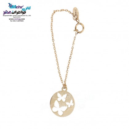 Gold Watch Pendant - Butterfly Design-MW0256